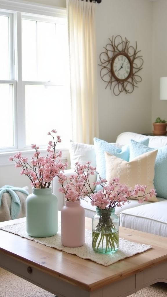 Utilize Pastel Decor Items for Seasonal Changes