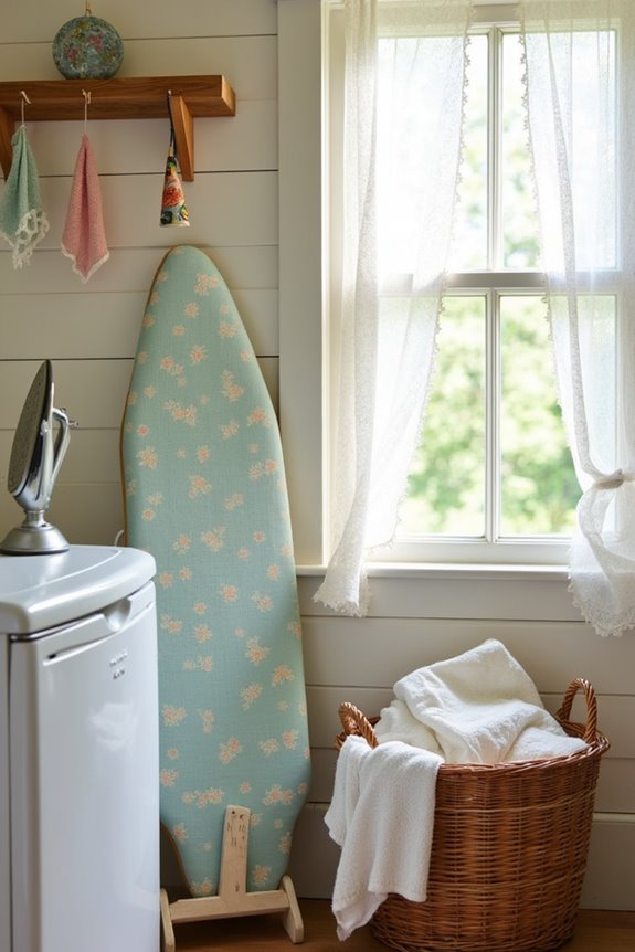 antique ironing board showcase