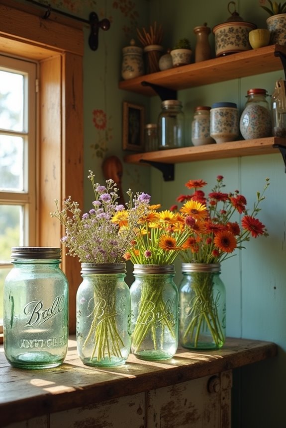 classic glass preserving jars