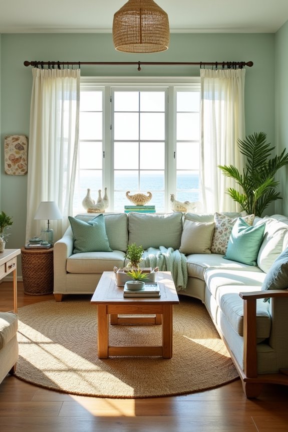 coastal inspired color selection