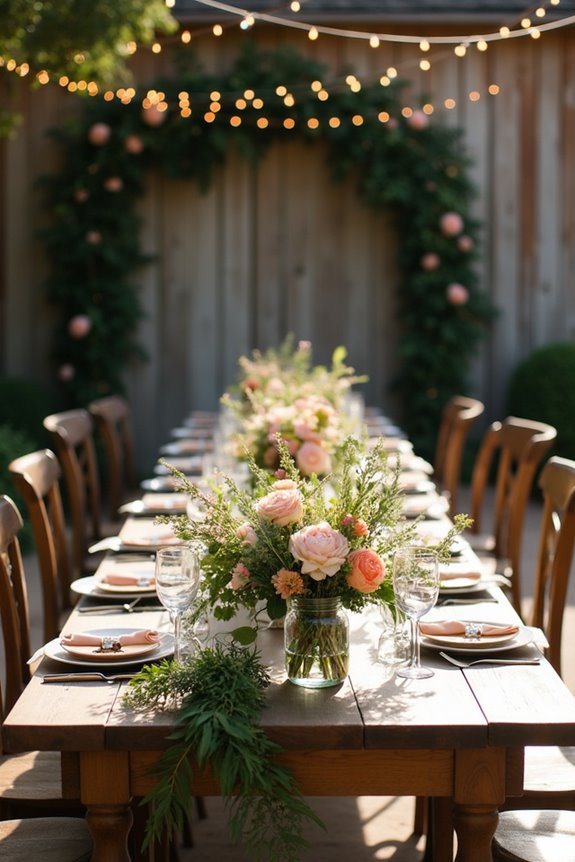colorful decorative flower chains