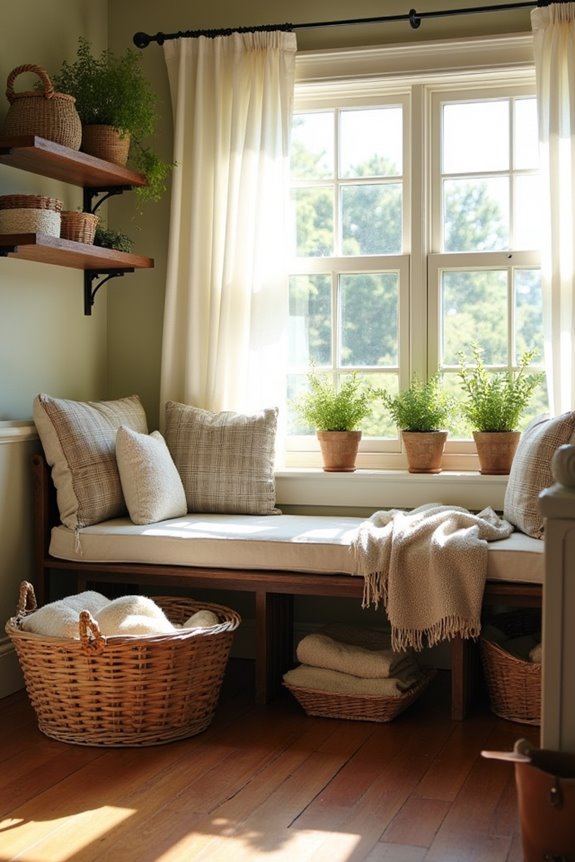 comfortable seating area