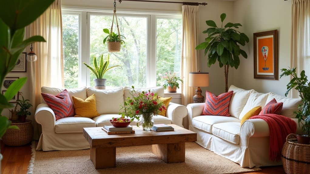 cozy boho farmhouse aesthetics