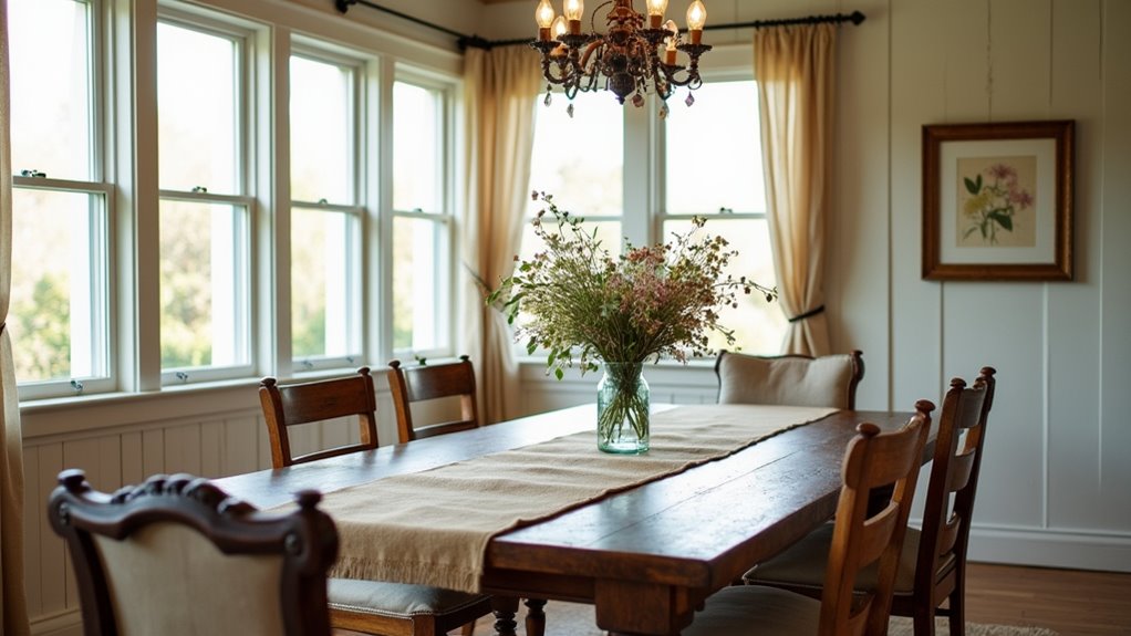 cozy farmhouse dining decor