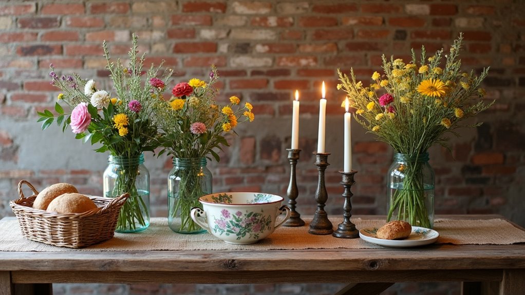 farmhouse buffet decor ideas