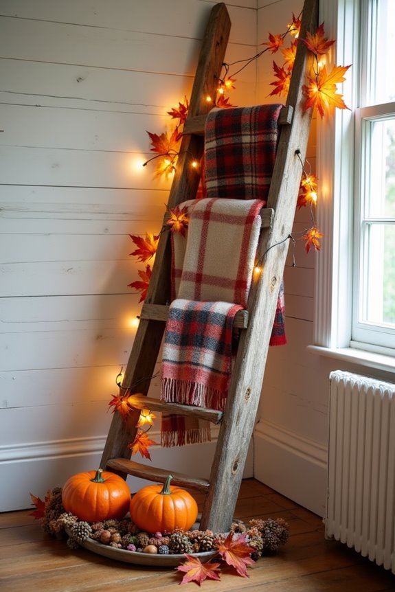 festive ladder decoration ideas