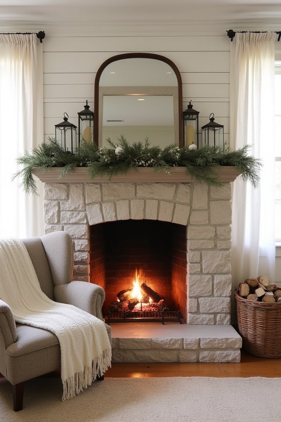 fireplace as focal point