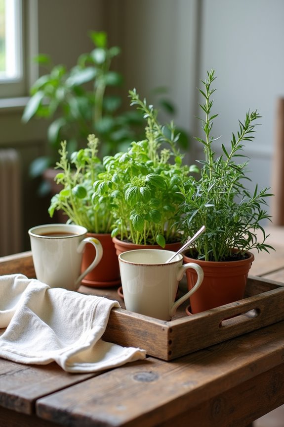 fresh herb planters ideas