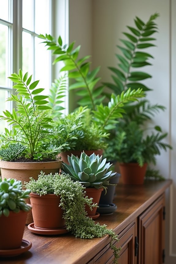 indoor botanical decorations thriving
