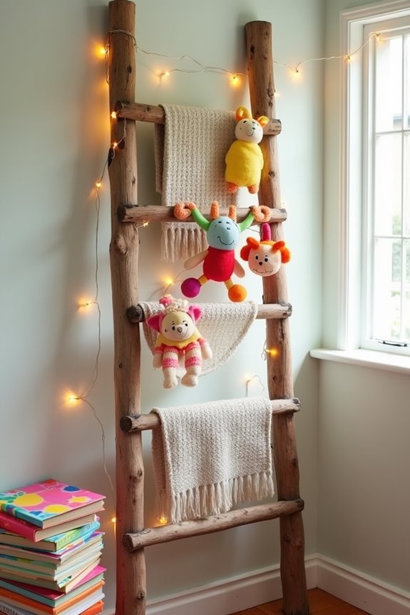 kids room ladder decor