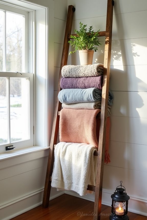 ladder display for throws