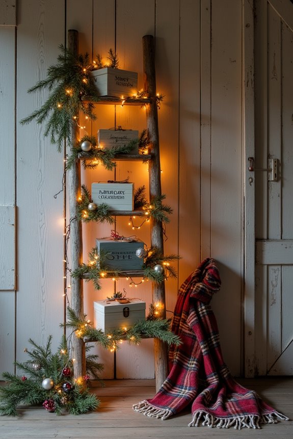 ladder for advent calendar