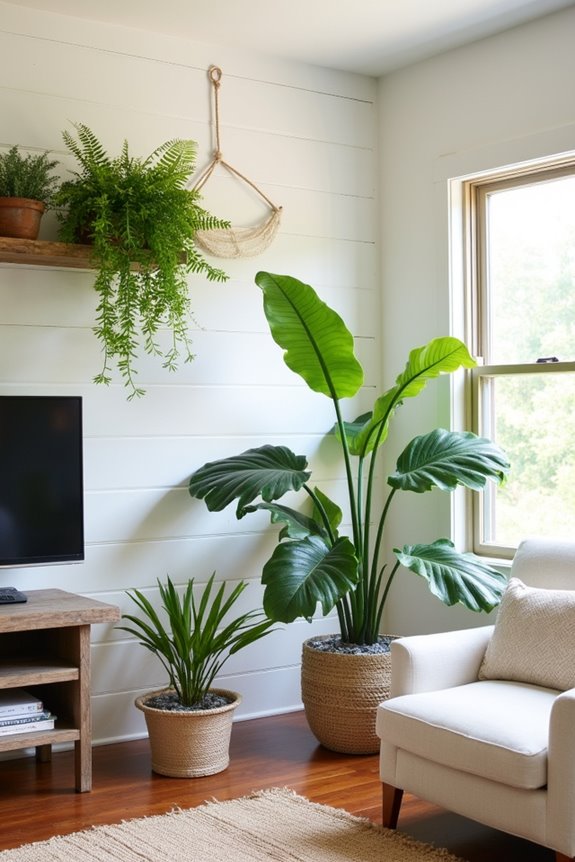 lush indoor botanical decor