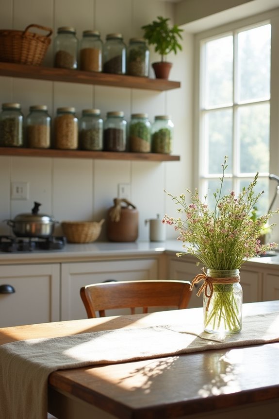 mason jars for storage