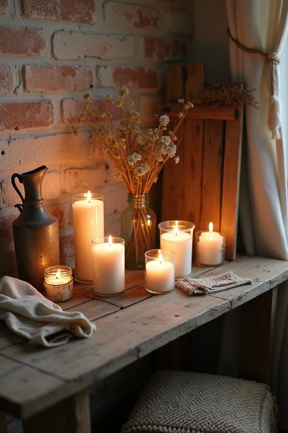 rustic home fragrance decor