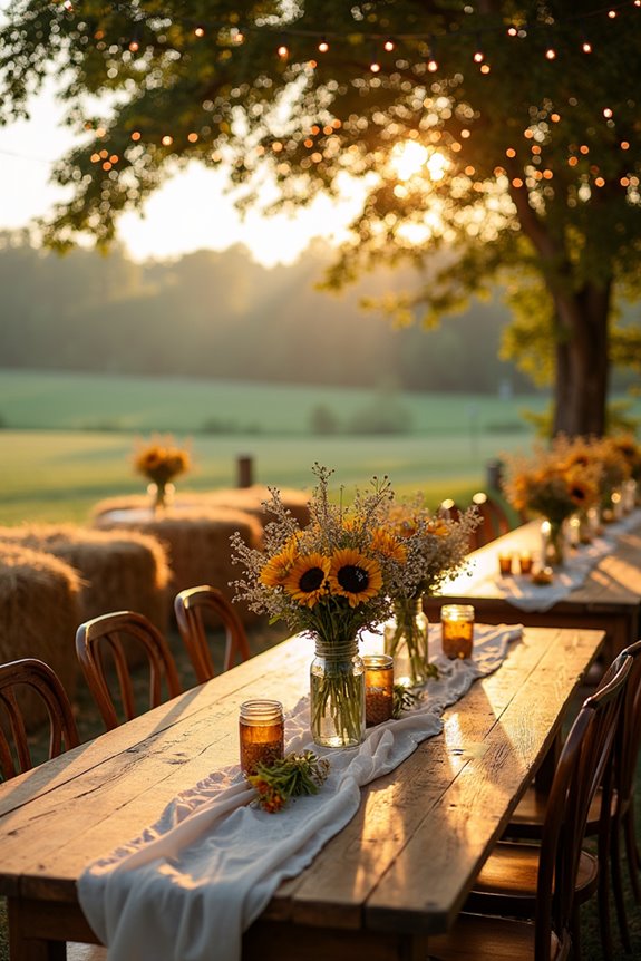 rustic outdoor seating arrangement