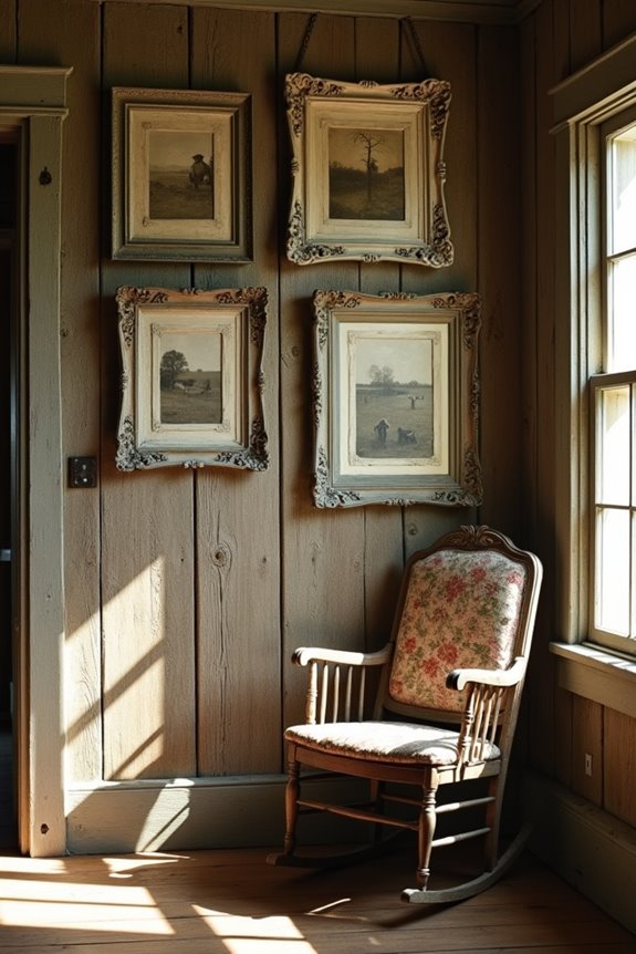 rustic vintage photo holders