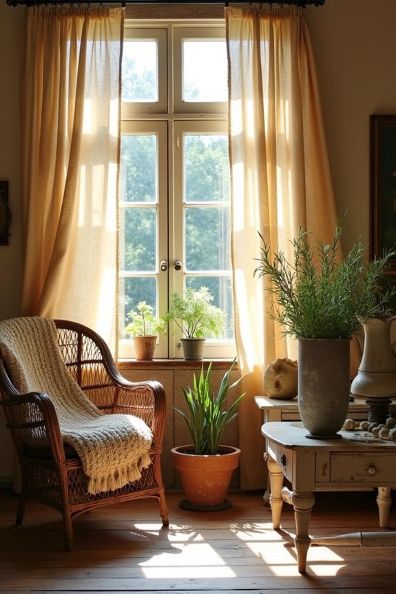 rustic window treatment ideas