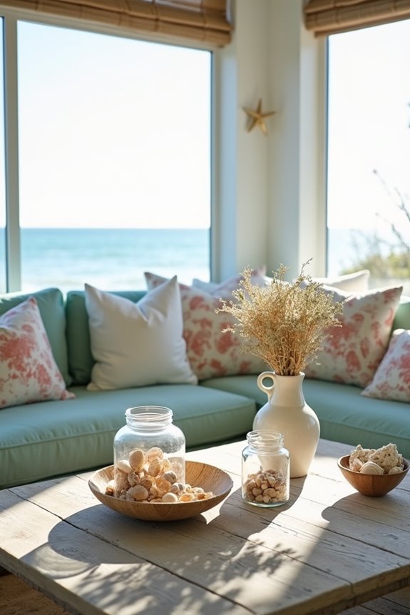 seashell themed home decoration ideas