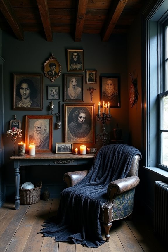 spooky yet stylish decor