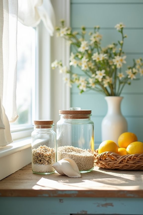 storage solution with jars