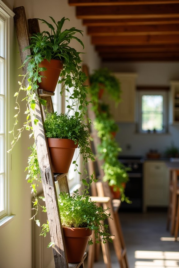 vertical plant display holder