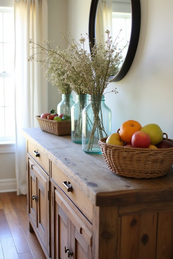 vintage wooden design features