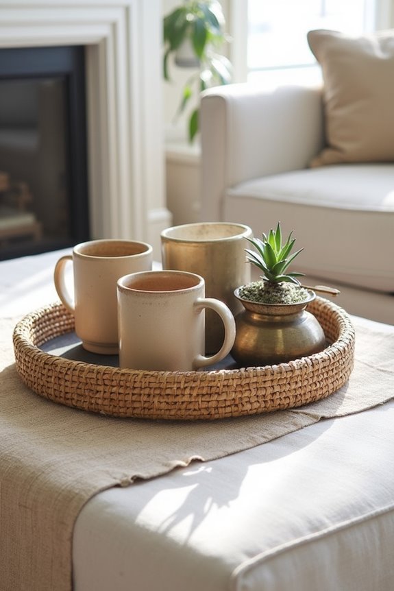 wicker and metal combination