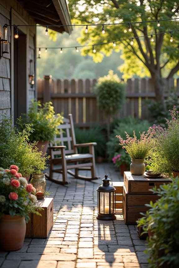 aged rustic timber barrier