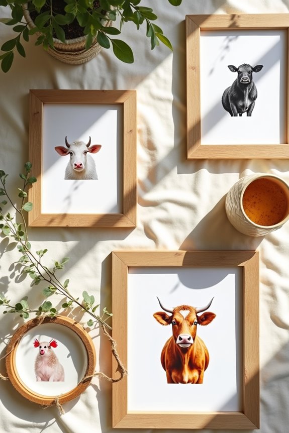 animal themed decorative artwork