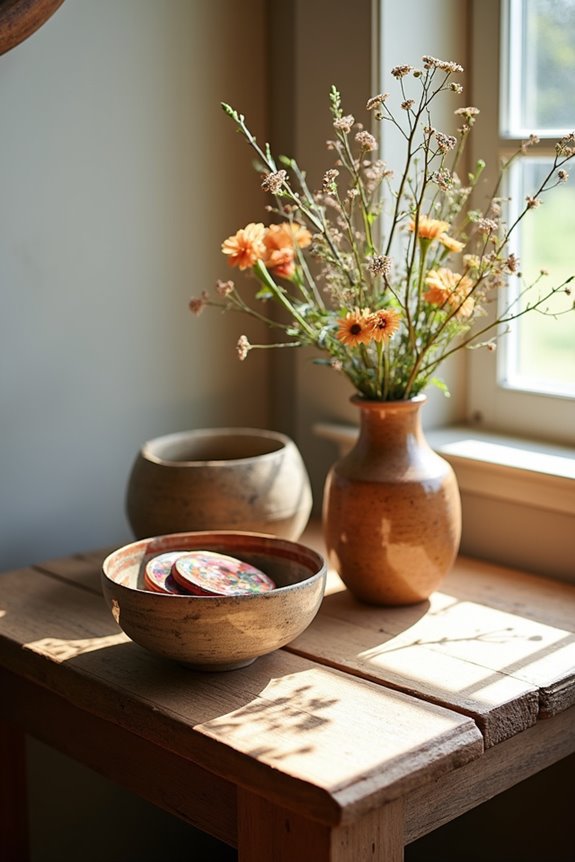 artisan crafted clay vessels