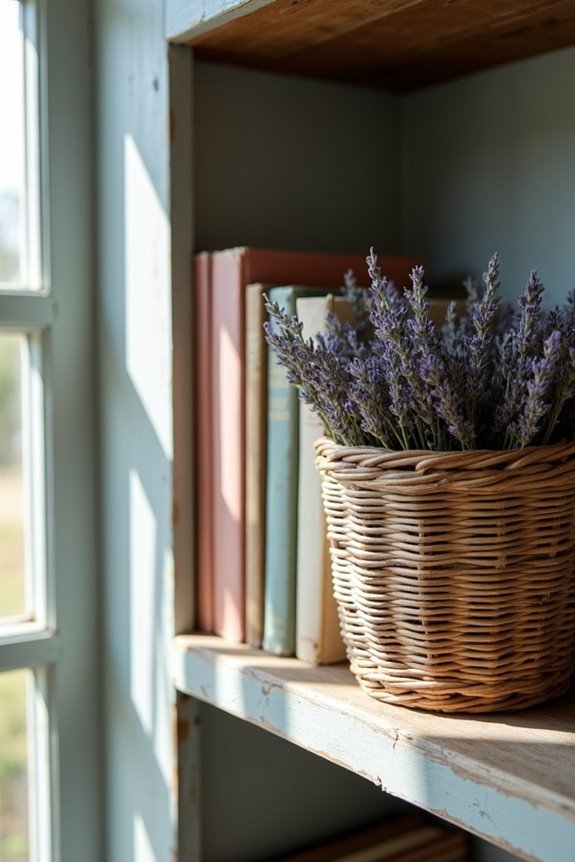 charming literature and decor