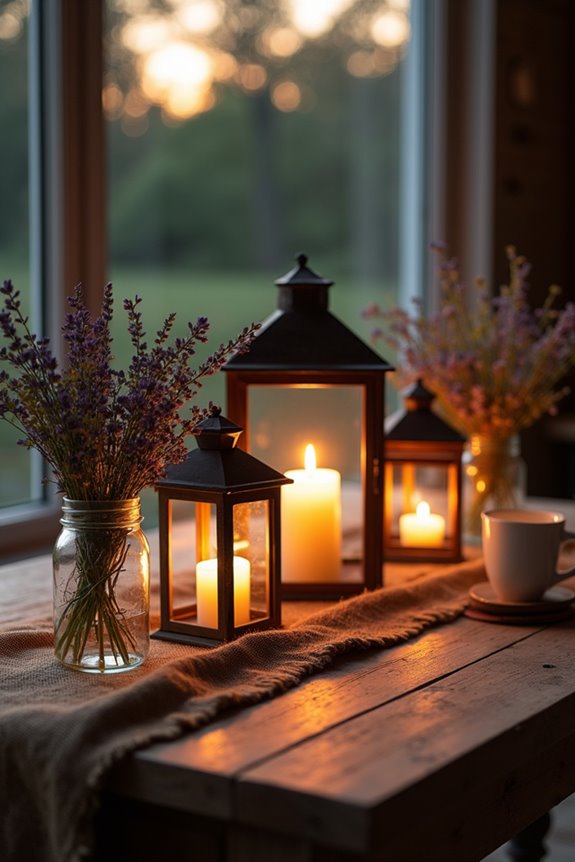 charming rustic ambient illumination