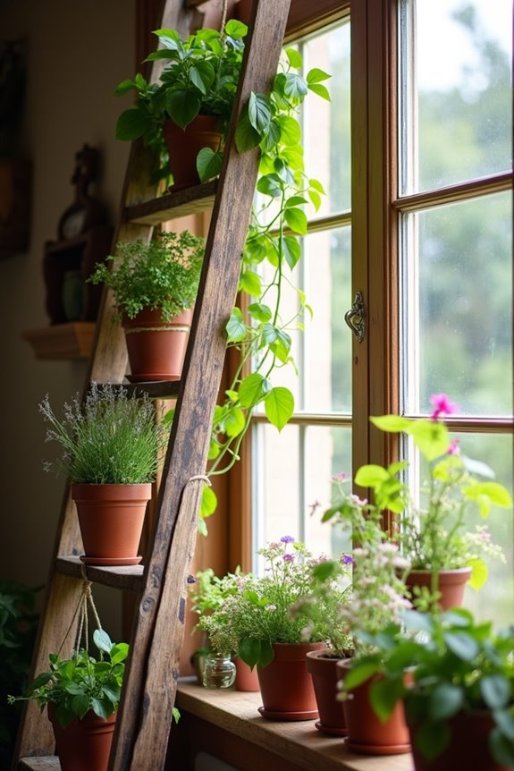 creative ladder display ideas