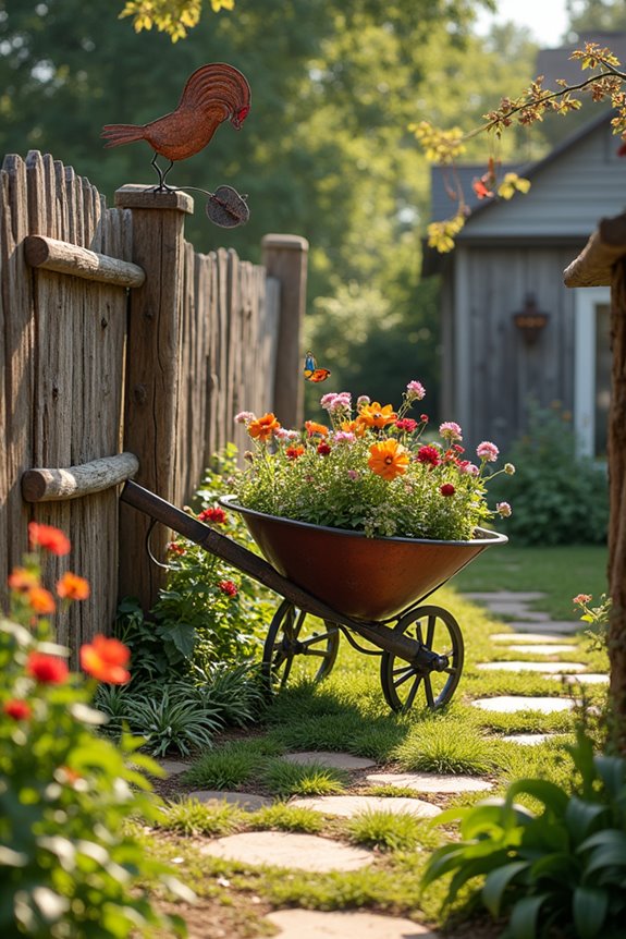 creative outdoor metal sculptures