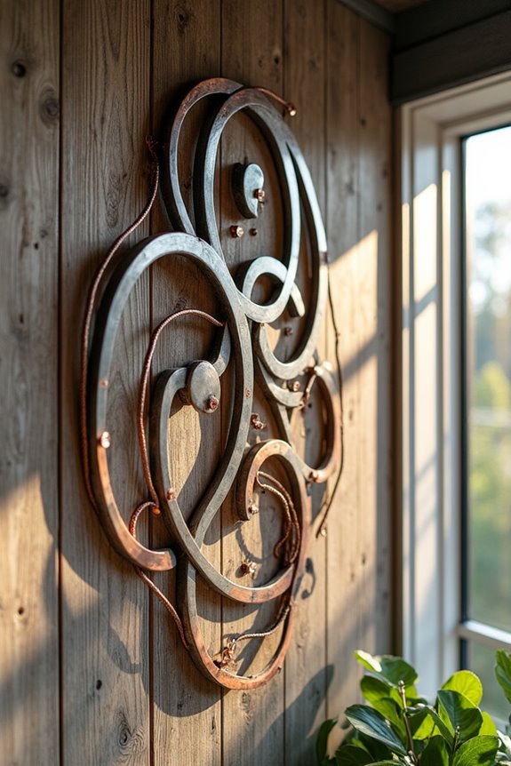 decorative metal wall sculptures