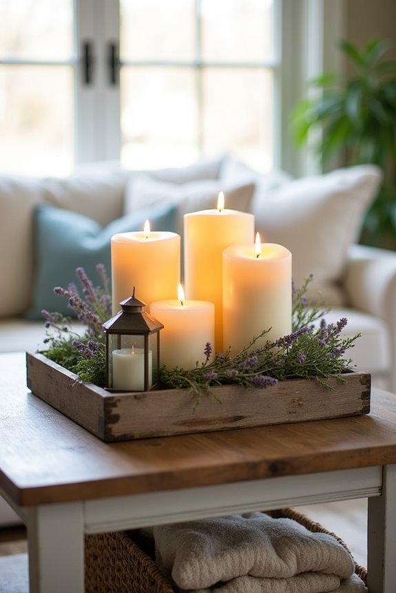 elegant candle display ideas