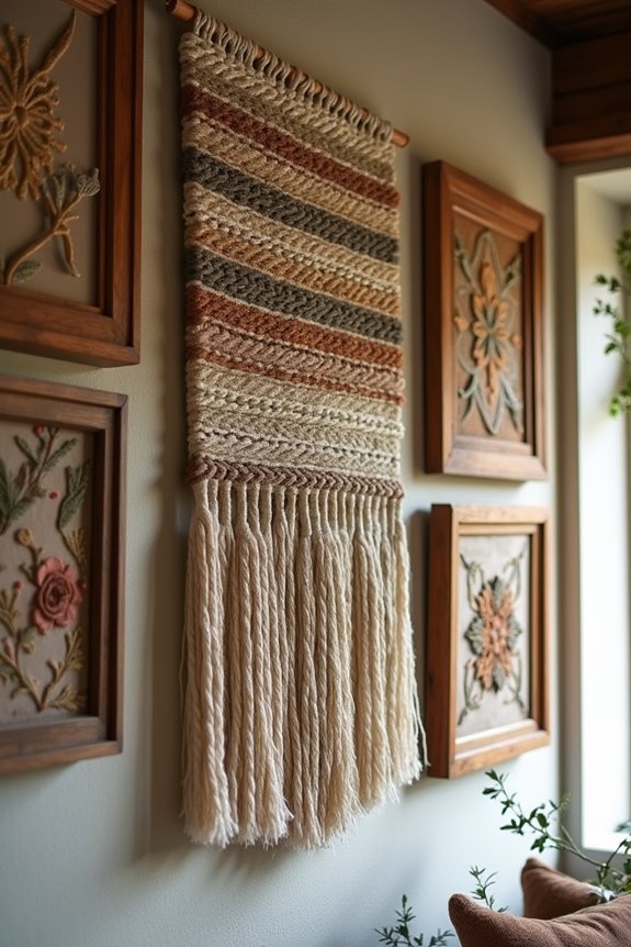 fabric wall art texture