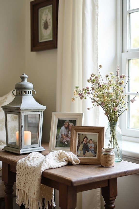family memories in frames
