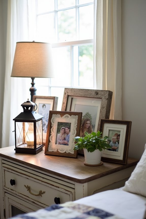 family memories in frames