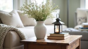 farmhouse end table decor