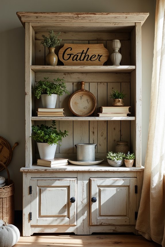 farmhouse themed signage usage
