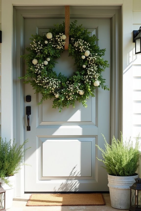festive door decorations collection