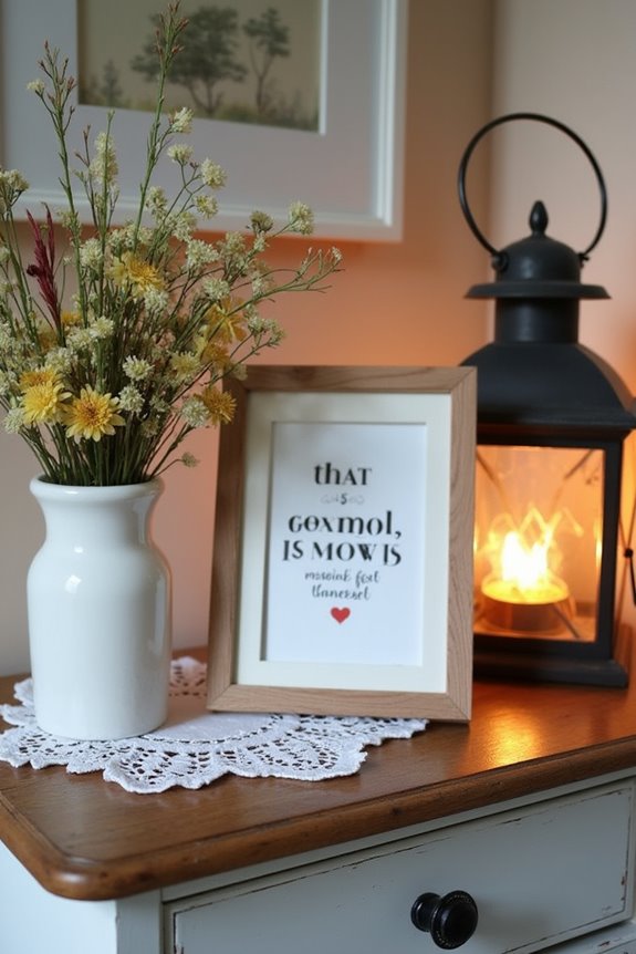 framed inspirational quotes collection