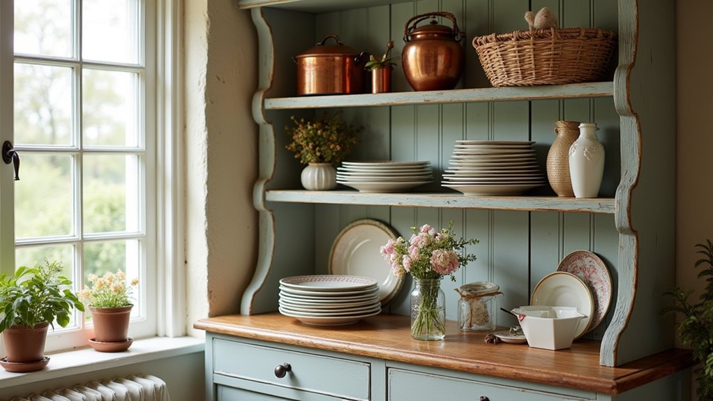 gorgeous farmhouse hutch decor ideas