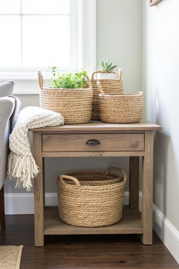 handcrafted woven storage solutions