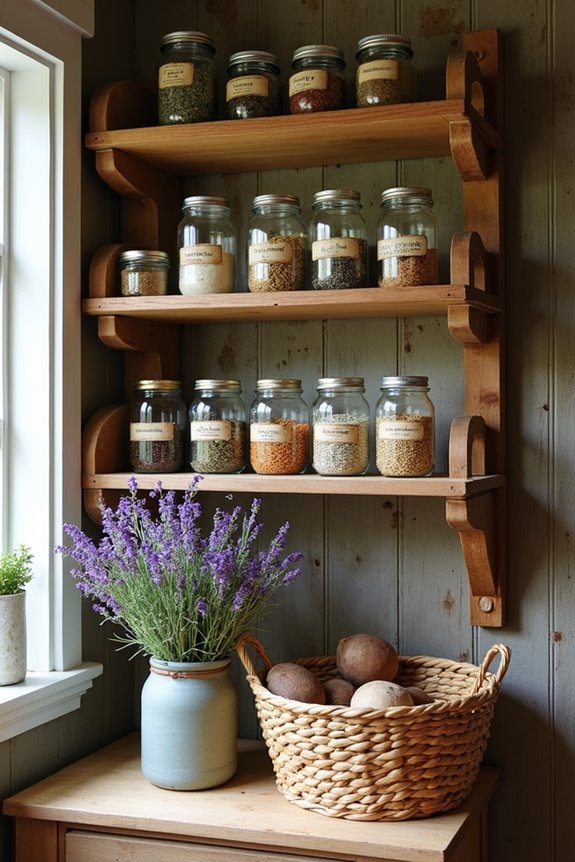 mason jar organization ideas