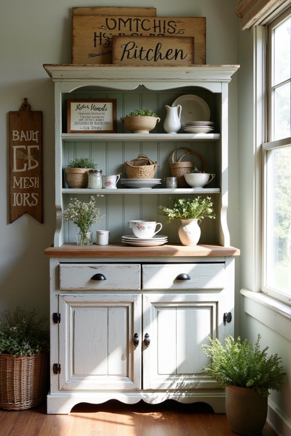 rustic agricultural themed signage