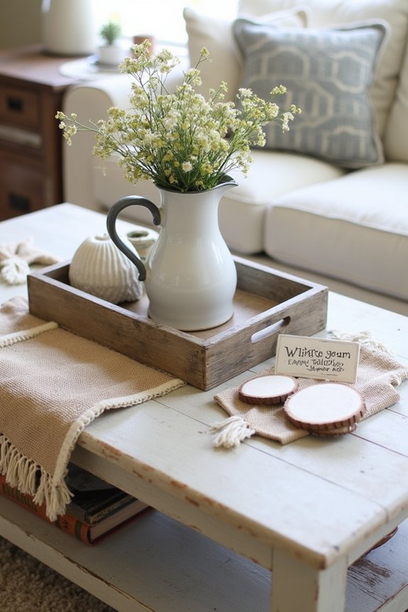 rustic agricultural themed signs