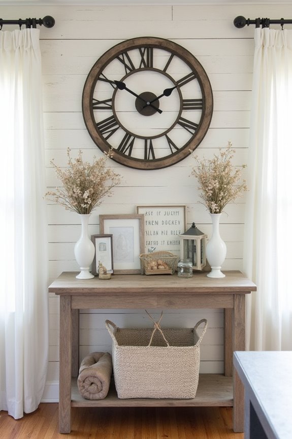rustic home decor timepieces